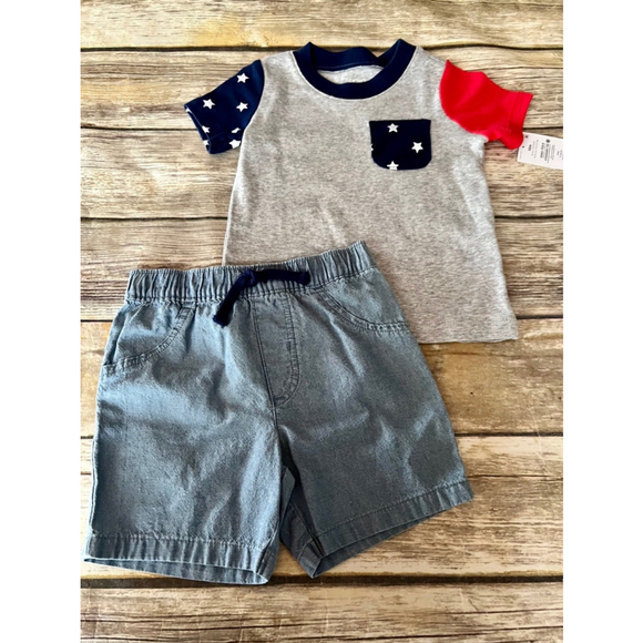 NWT CARTERS BOYS OUTFIT-18 MONTH - Picture 3 of 5